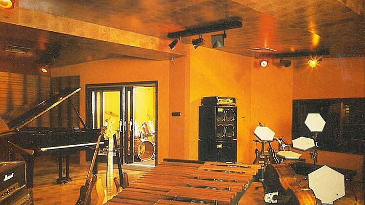 Das Tonstudio Untertrubach einst. Das Foto stammt aus der Werbebroschüre von Horst Hartmann. Repro: Fränkischer Tag