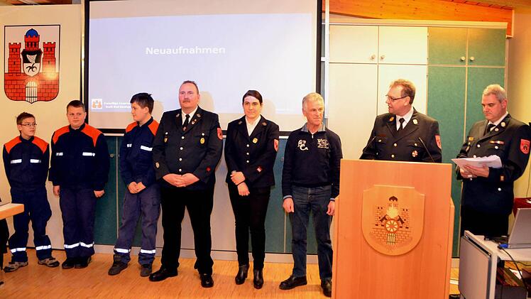 Neun Neuaufnahmen hatte die Wehr zu verzeichnen. Foto: Peter Rauch