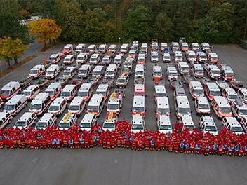 Die Retter aus Bayern übten gemeinsam - Dechsendorf mittendrin.