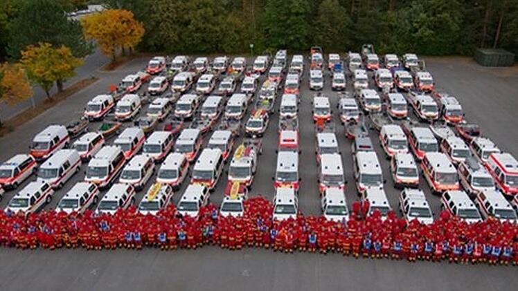 Die Retter aus Bayern übten gemeinsam - Dechsendorf mittendrin.