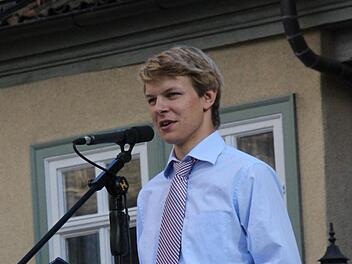 Sprecher Maximilian Kurth. Fotos: Simone Bastian