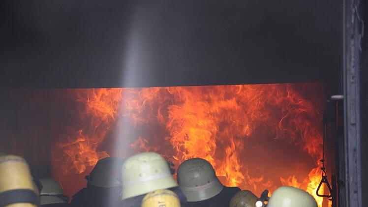 Gegen Ende des Durchgangs hatte das Feuer seine größte Ausbreitung erreicht. Matthias Nöth