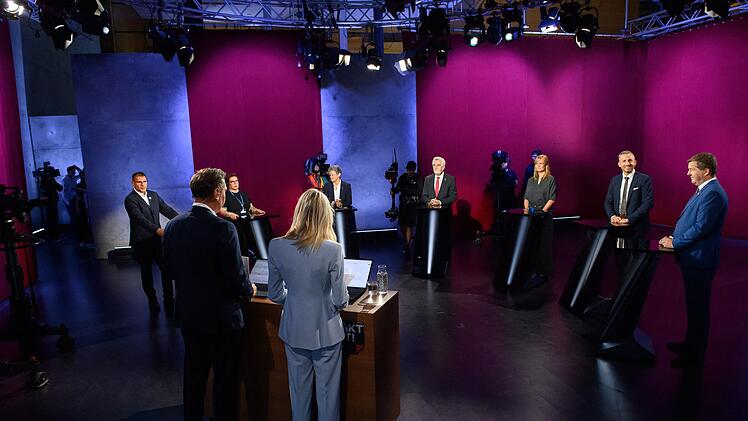 MDR-Wahlarena mit den Spitzenkandidaten zur Landtagswahl
