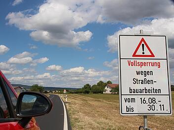 In Burkardroth befinden sich derzeit zahlreiche Baustellen. Foto: Archiv JOhannes Schlereth
