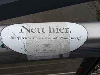 "Provokation" aus dem Nachbar-Bundesland Foto: Sabine Christofzik