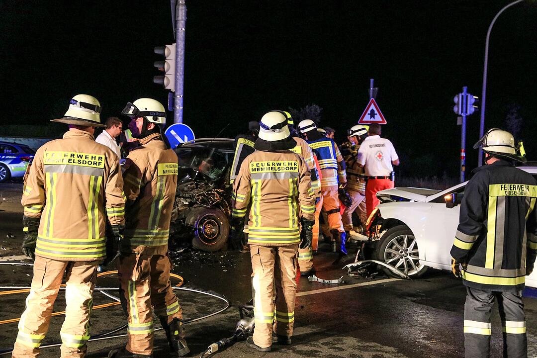 Schwerer Unfall zwischen Bamberg und Memmelsdorf