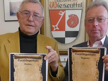 Hermann Meißner (l.) und Helmut Taut bei der Präsentation Foto: Paul Pöhlmann