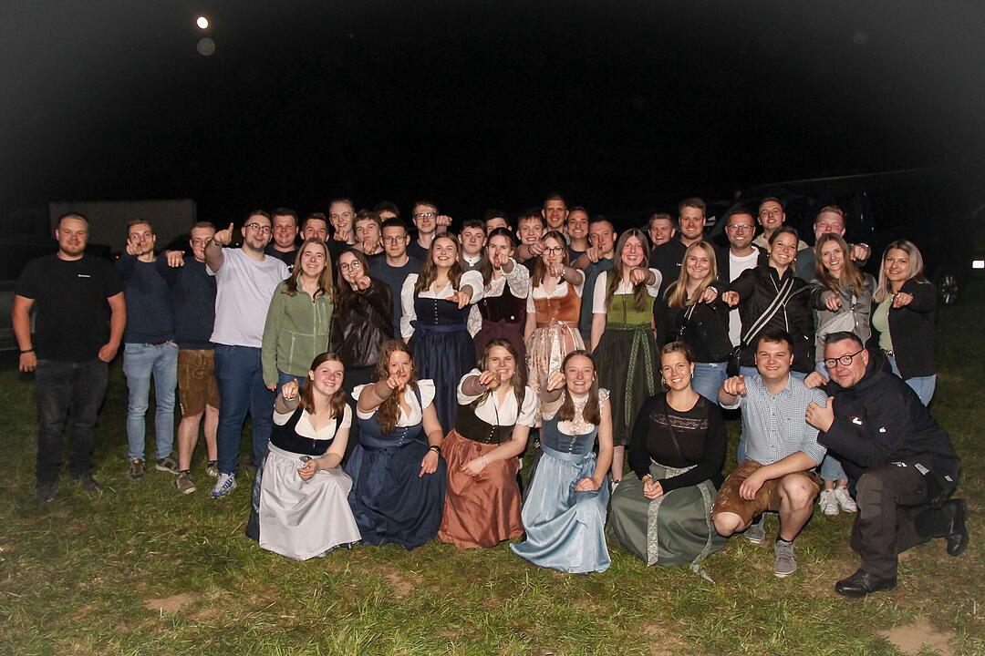 Die Partyband "highline" sorgte f&uuml;r gute Stimmung.