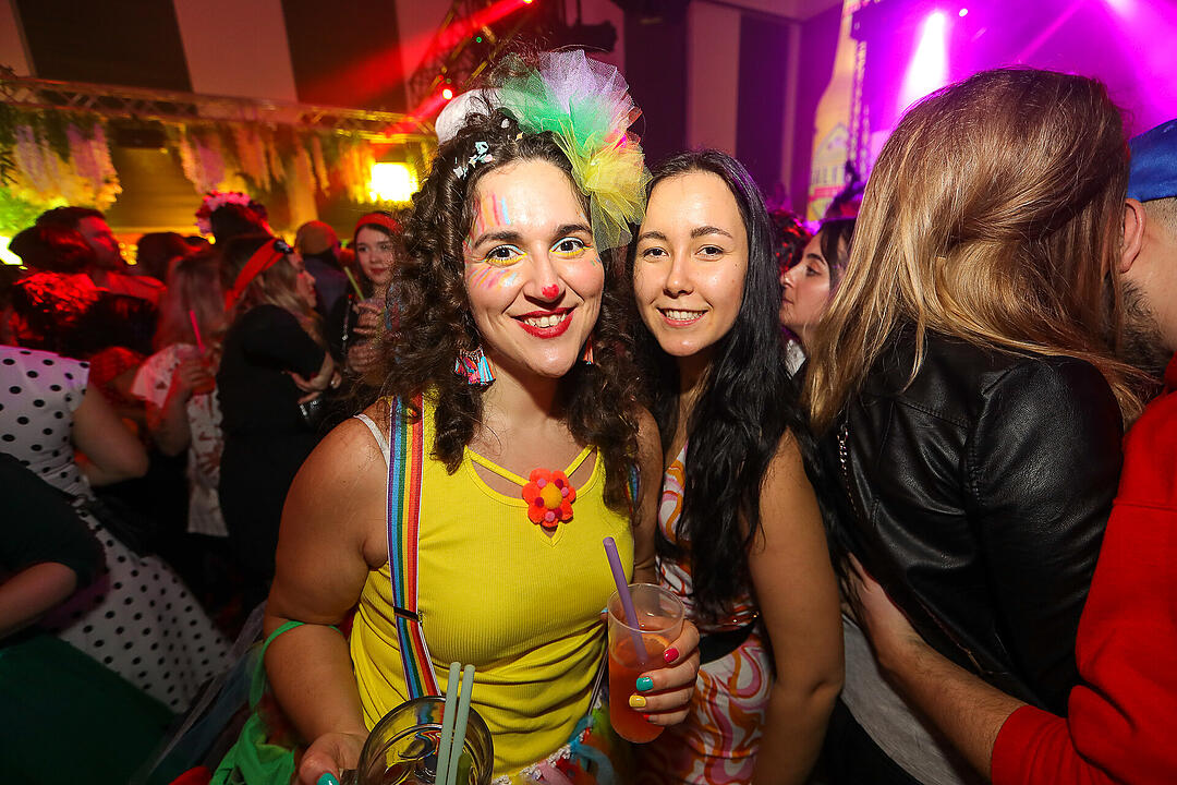 Beste Partystimmung in der Stadthalle