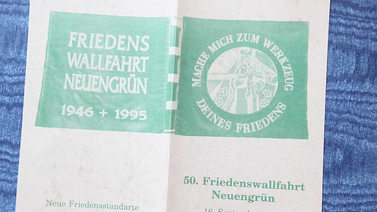 Einladung zur 50. Friedenswallfahrt  Repro: Friedwald Schedel