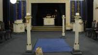 Blick in den Tempel