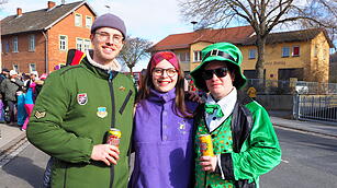 Wildes Faschingstreiben in Steinach an der Saale.