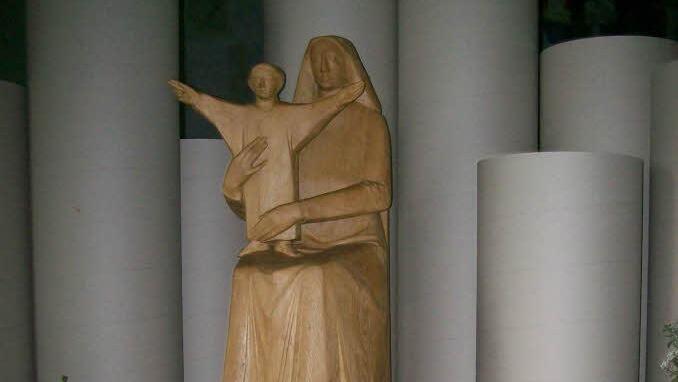 Die Mutter-Gottes-Statue. Foto: Helmut Raab