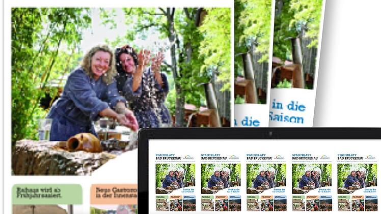Bad Br&uuml;ckenau k&ouml;nnte bald ein Stadtblatt bekommen. Grafik: Wittich-Verlag