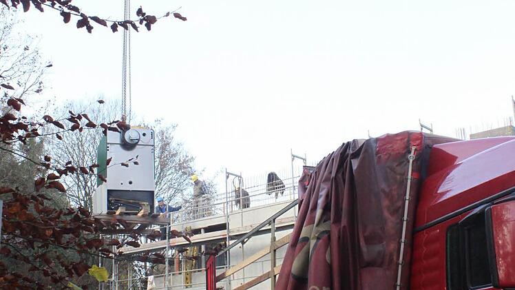 So sah es während der Bauphase aus.