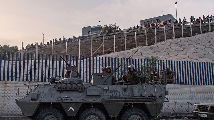 Migranten in der spanischen Exklave Ceuta