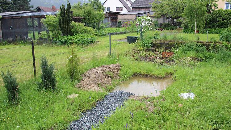 Auch einen kleinen Teich soll es im Garten geben. Foto: van