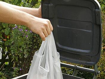 Ab in die Tonne: Künftig holt in Oberaurach der Landkreis den Müll ab. Nach intensiver Diskussion entschied sich die Mehrheit im Gemeinderat Oberaurach dazu, auch die Abfuhr des Restmülls an den Landkreis beziehungsweise seinen Abfallwirtschaftsbetrieb zurück zu übertragen.  Foto: Sabine Weinbeer