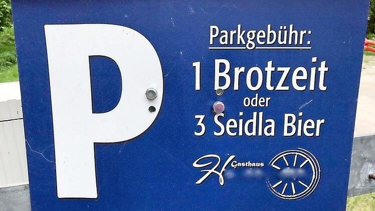 Parkgeb&uuml;hren der anderen Art in der Fr&auml;nkischen.  Foto: Roland betz