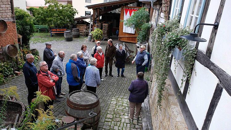 Die Führung am historischen Schreinersch-Haus nahm German Zier wahr.Gerd Schaar