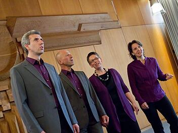 Das Vokalquartett "wirt4" gastierte in Neustadt. Foto: Jochen Berger