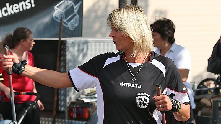 Kerstin Hänelt führte die Walkinggruppe an.