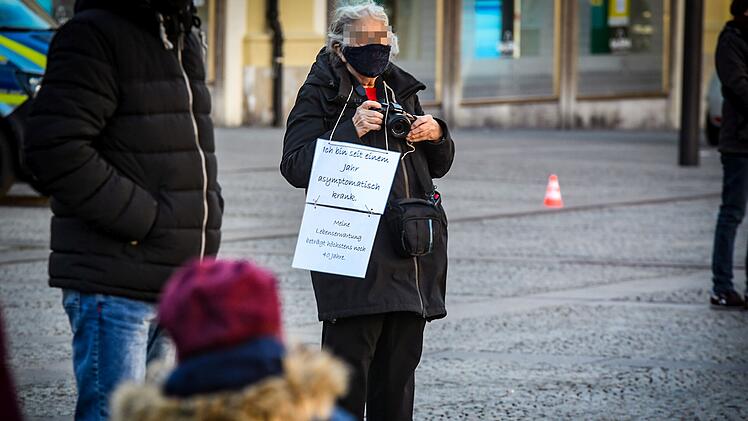 Corona-Demo in Bamberg