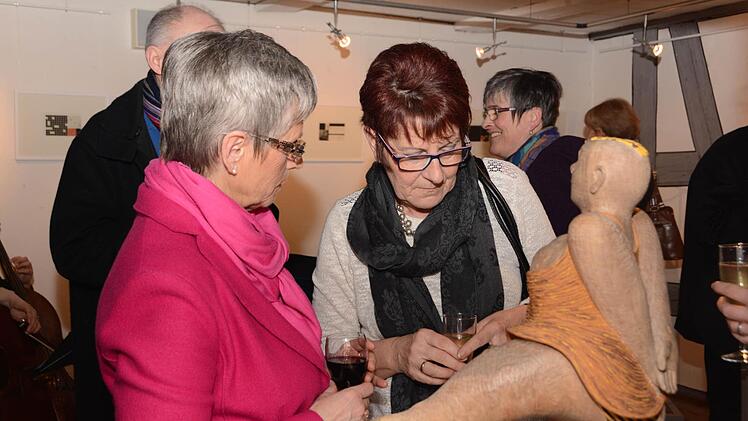 Kunstausstellung zum Thema "Opulent" des Kulmbacher Kunstvereins. Foto: Dagmar Besand