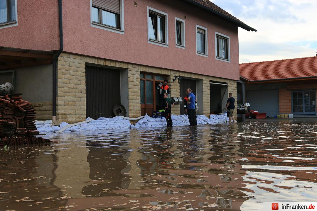 Hochwasser in Rauhenebrach
