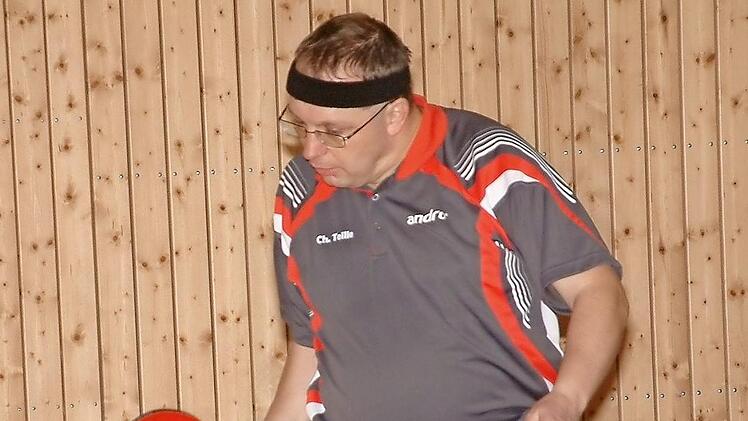 Der Spitzenspieler der TS Kronach, Christoph Teille, war der zweitbeste Akteur in der Oberfrankenliga. Foto: Hans Franz