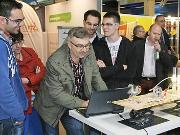 Energiewende erlebbar, den Auftakt machte eine Fachausstellung.Fotos: Werner Baier