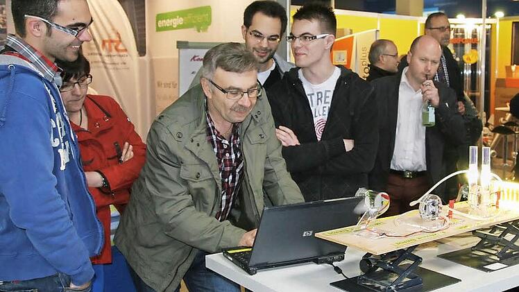 Energiewende erlebbar, den Auftakt machte eine Fachausstellung.Fotos: Werner Baier