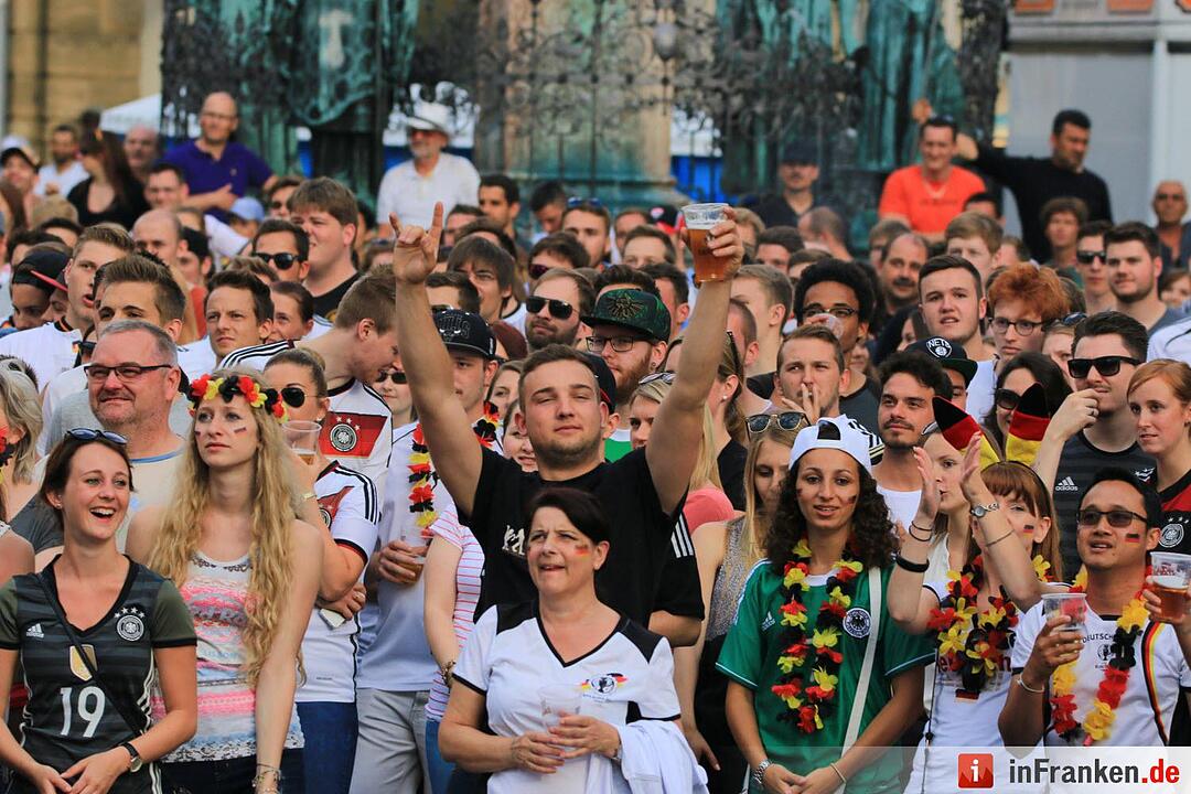 EM-Achtelfinale: Public Viewing in Bamberg
