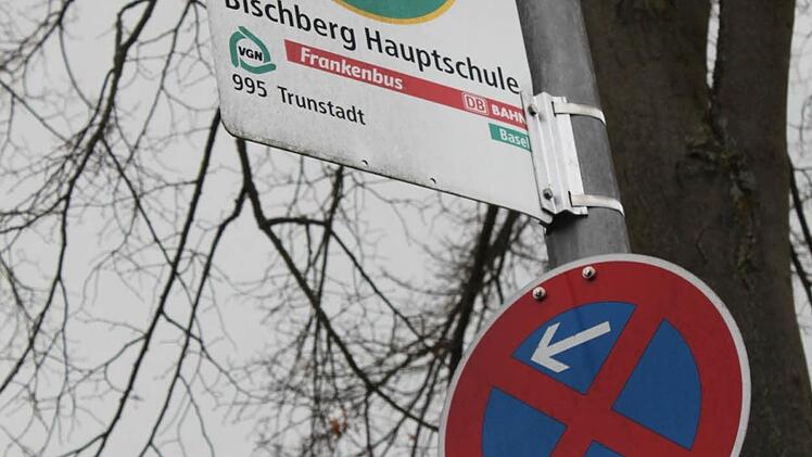 Die Haltestelle an der MittelschuleFoto: Anette Schreiber