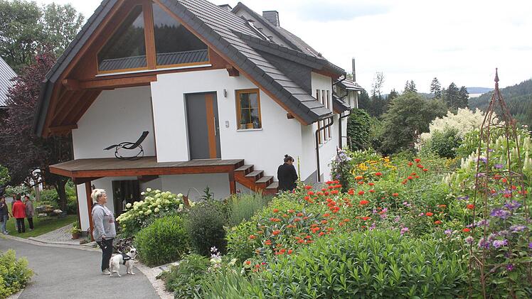 34 Ein Staudenmeer beeindruckte die Besucher im Garten von Renate Lauterbach in Wei&szlig;enstein.