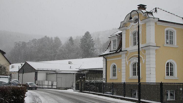 Schnee in Bad Brückenau Foto: Ulrike Müller