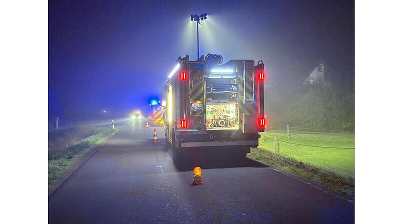 Unfall in Elfershausen am Montagmorgen