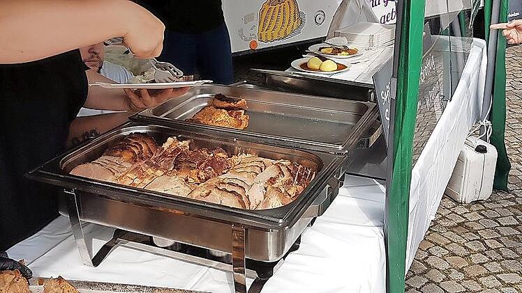 Die Bäckerei Motschmann bot bei den Genusstagen 2019 Schinken im Brotteig. Ähnlich Leckeres erwartet die Gäste natürlich auch bei den diesjährigen Genusstagen.