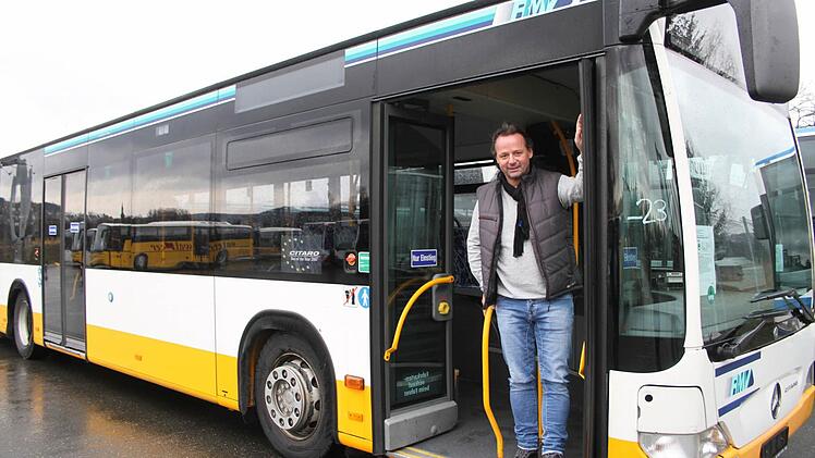 Einer der Busse aus Frankfurt, die schon wieder verkauft sind.
