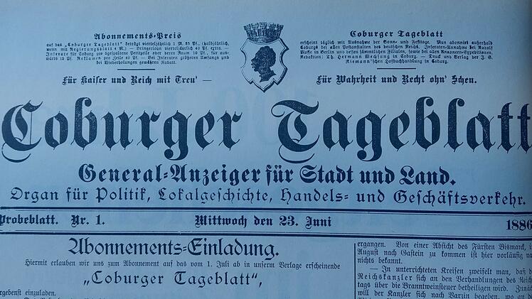 135 Jahre Coburger Tageblatt