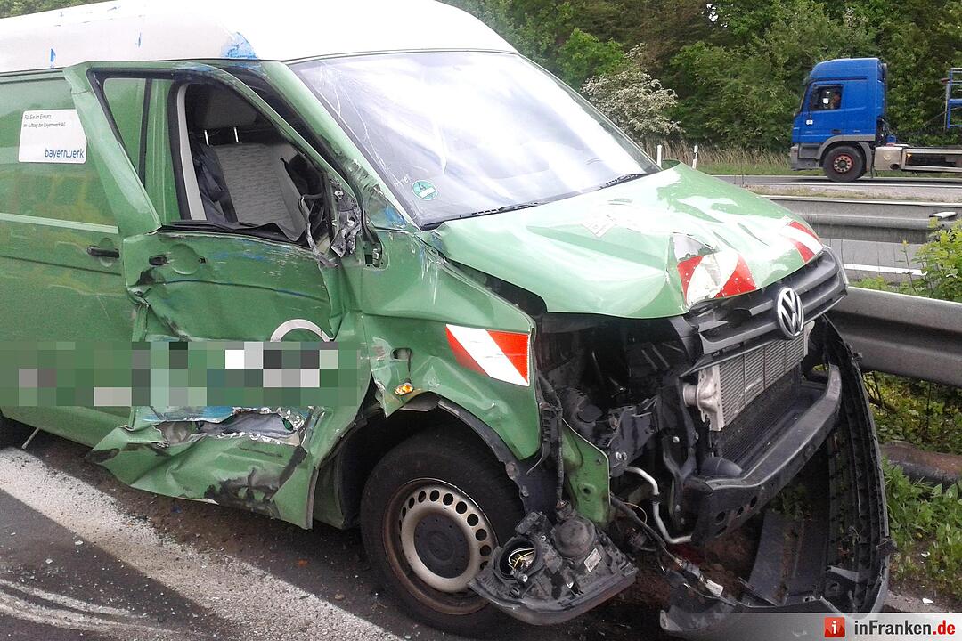 Lkw-Unfall auf A7 bei Würzburg - Beifahrer sirbt