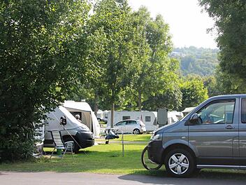 Auf dem Camping-Platz in Kothen läuft die Saison gut. In Bad Kissingen sieht es nicht ganz so rosig aus. Das Pächter-Paar erklärt, warum. Foto: Carmen Schmitt