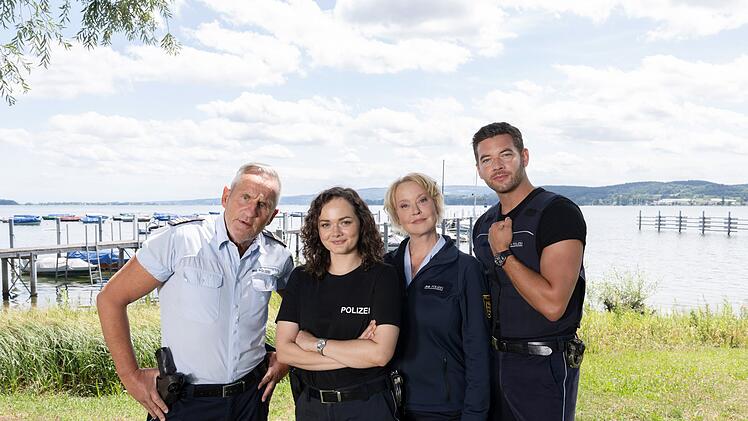 Zum Jubil&auml;um greift die Serie einen komplexen Fall wieder auf. K&ouml;nnen die Ermittler Paul Schott (Tim wilde, von links), Julia Demmler (Wendy G&uuml;ntensperger), Nele Fehrenbach (Floriane Daniel) und Jakob Frings (Max K&ouml;nig) den kuriosen Fall l&ouml;sen?