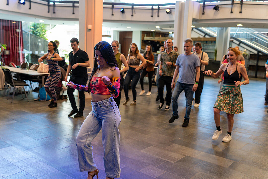 Das Festival bot viele Workshops f&uuml;r Anf&auml;nger und Profis!