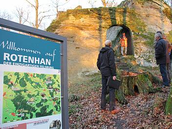 Die Ruine Rotenhan lockt viele Besucher an, auch ungeliebte.