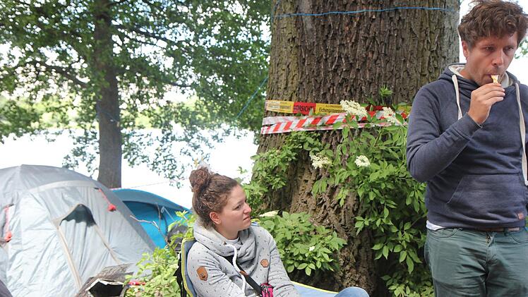 Bitteres Fazit nach dem Ende von Rock im Park 2019: 200 Menschen leiden an allergischen Reaktionen wegen Eichenprozessionsspinnern. Foto: Annika Seidel