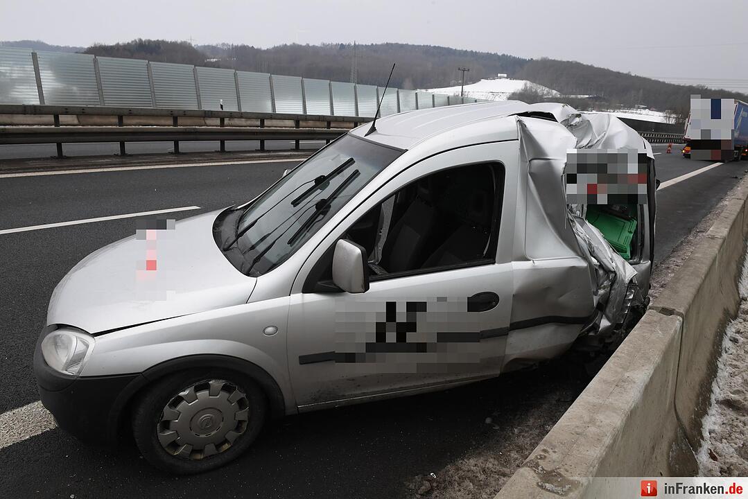 Unfall auf der A73 im Kreis Bamberg