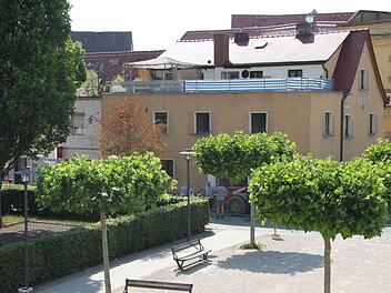 Das Gebäude am sogenannten Säumarkt wird derzeit komplett entkernt.  Foto: Andreas Oswald