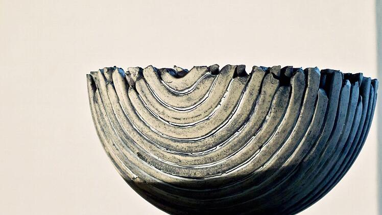 "Gestricktes" Objekt von Sigrun WassermannFoto: Jochen Berger