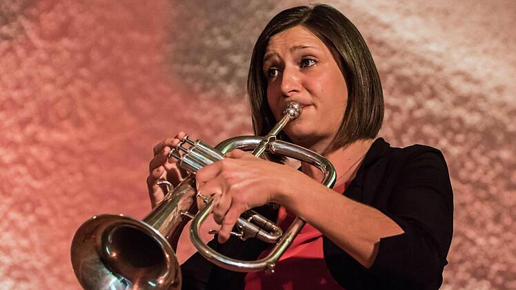 Neujahrskonzert: Das Blechbläserquintett Harmonic gastierte im Rathaussaal Rödental. Foto: Jochen Berger